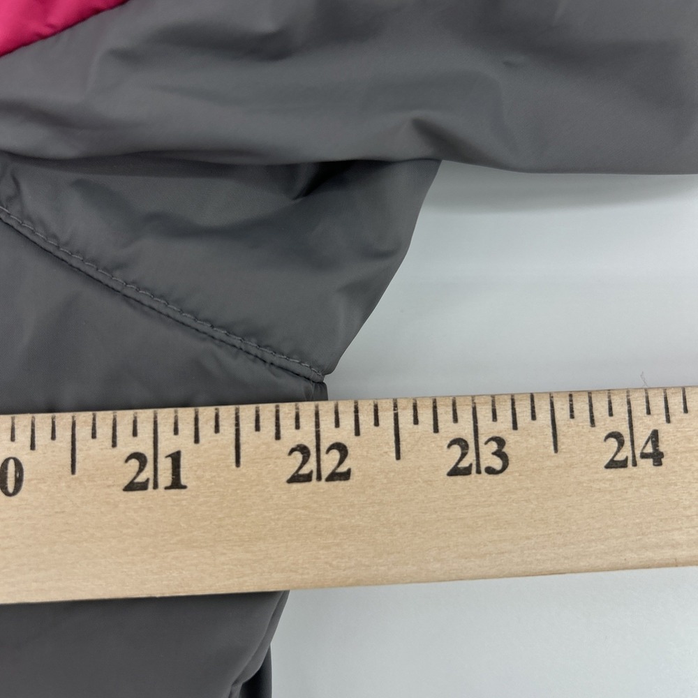 Browning Puffer Jacket Coat Women's Large Pink Gray Quilted Wind Water Resistant - Picture 8 of 12